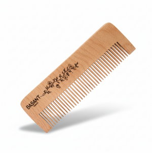 مشط شعر من البامبو الطبيعي